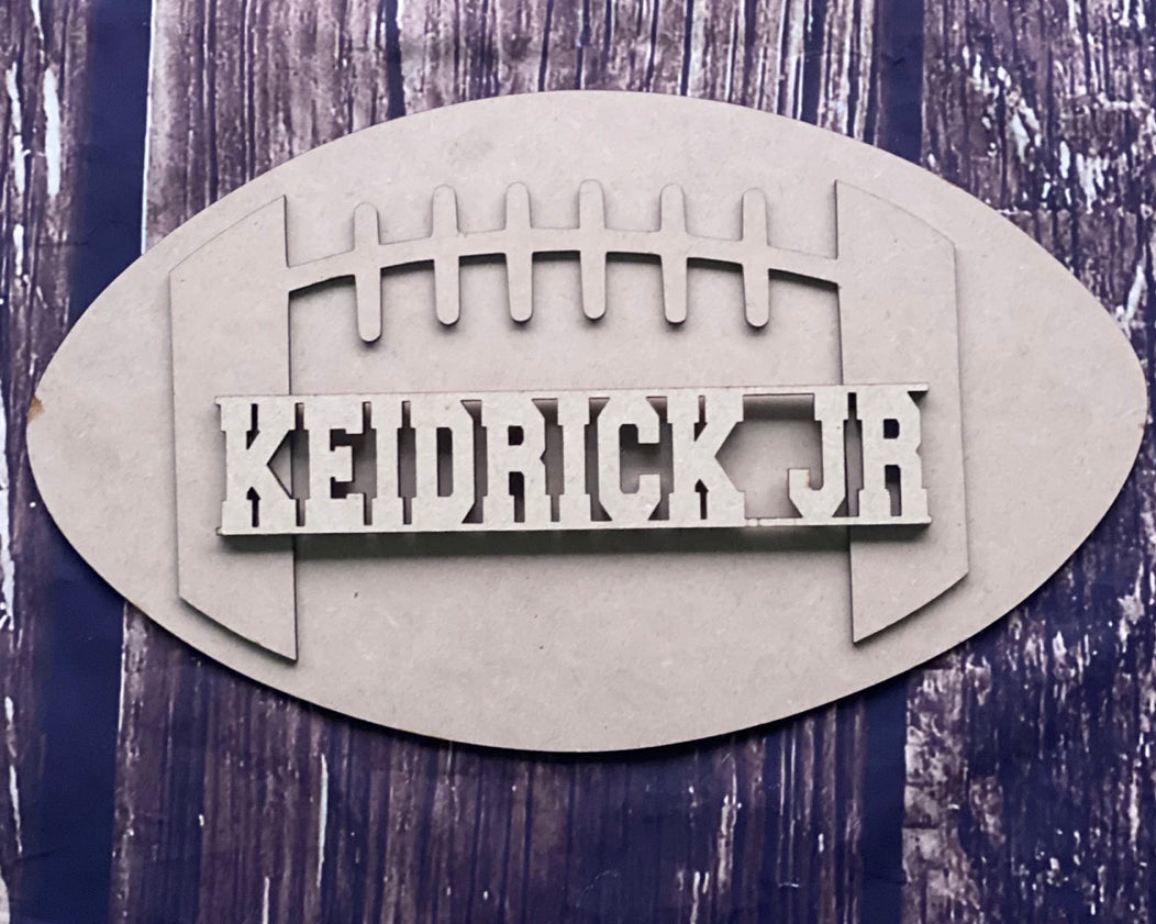 DIY Unfinished Custom Sports Wooden Kit