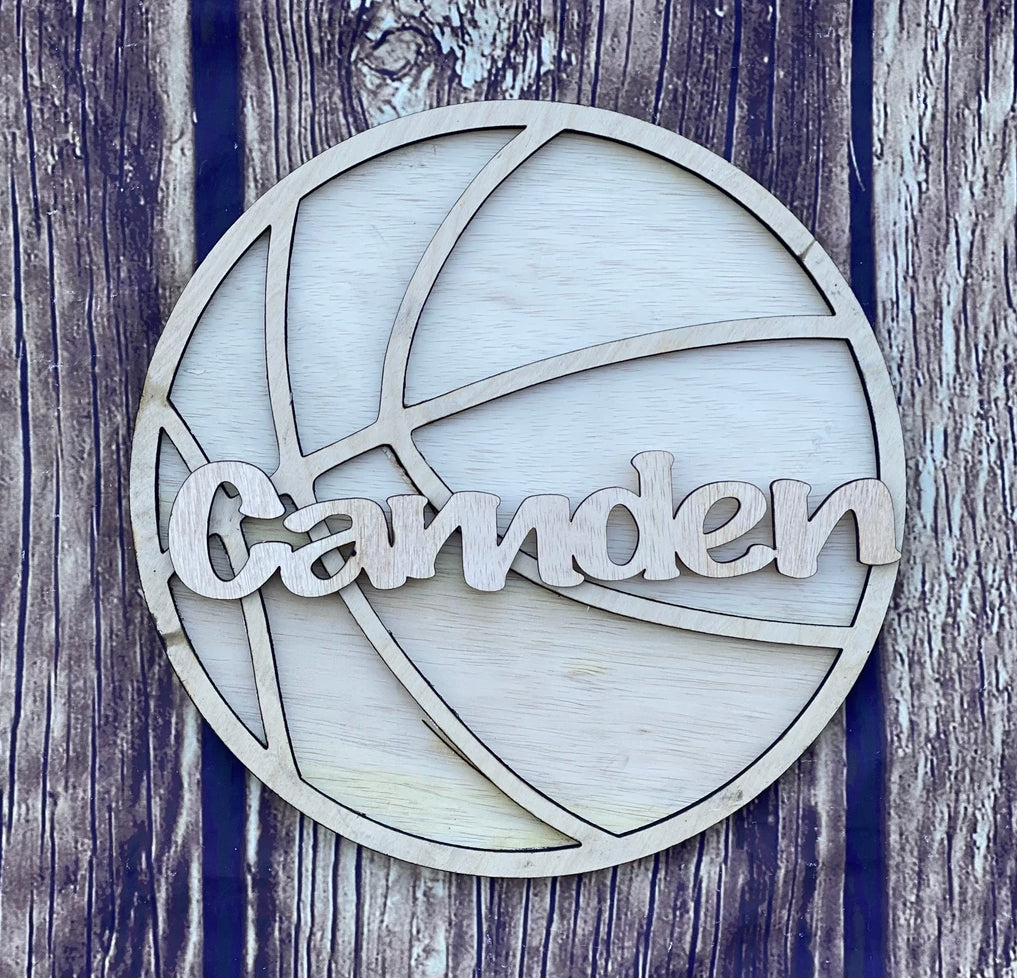 DIY Unfinished Custom Sports Wooden Kit